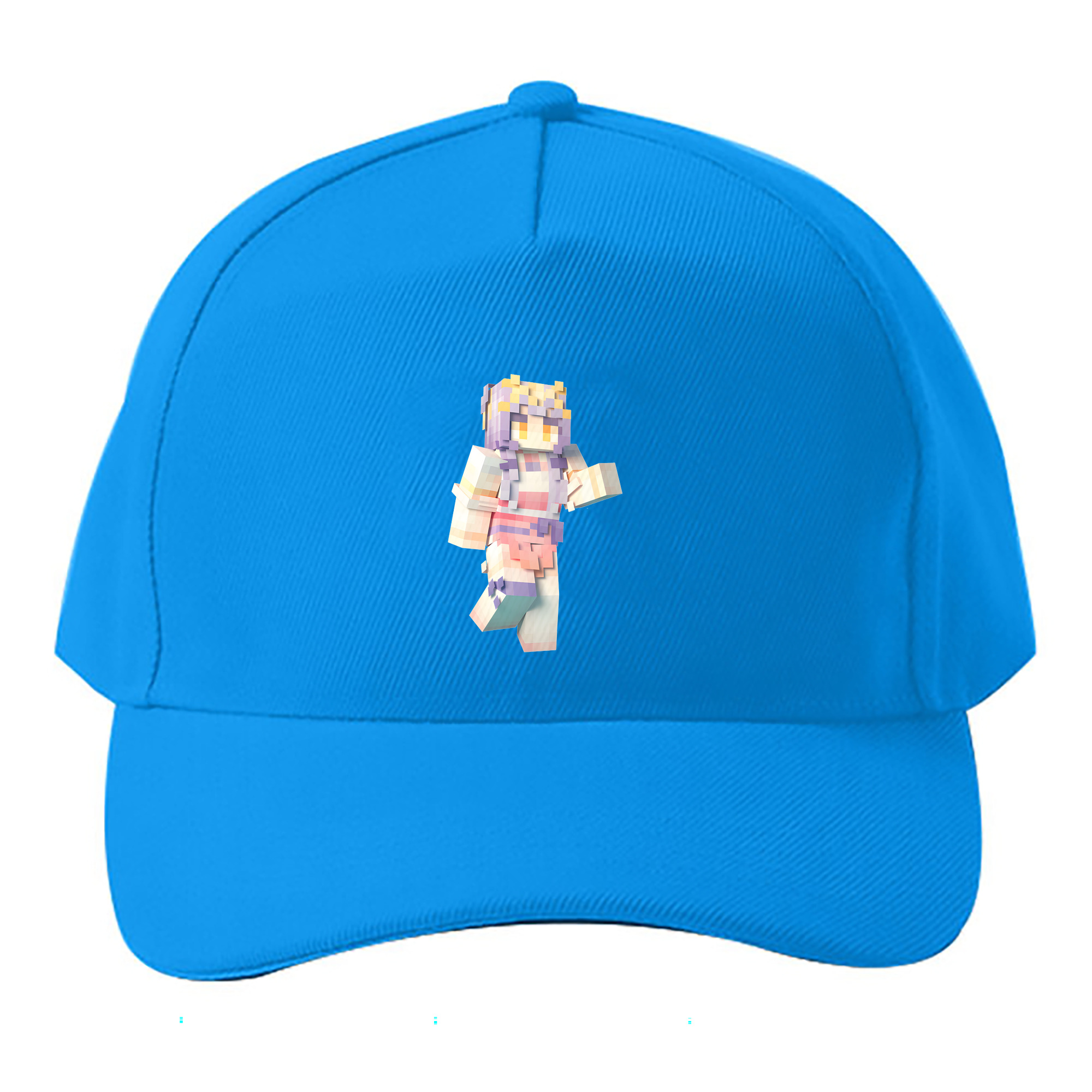 （画像用） マインクラフト ブロックの世界 Minecraft MC Block world ベースボールキャップ 綿100％ 男女兼用 帽子 スポーツ